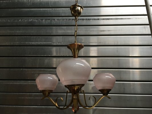 Art Deco Chandelier, 1950s-WQQ-667471