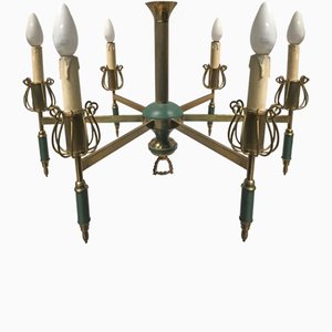 Art Deco Chandelier, 1950s-WQQ-1285340