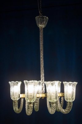 Art Deco Chandelier by Barovier & Toso-MBH-1260371