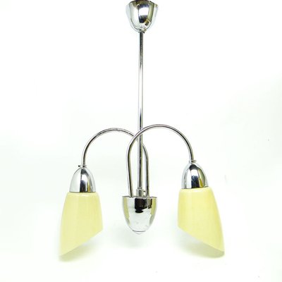 Art Deco Chandelier from Elektroinstala Jilove, Czechoslovakia, 1950s-BKO-1417454