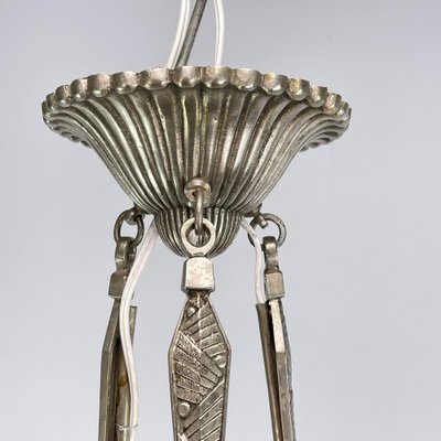 Art Deco Chandelier from Muller Frères, 1930s-JUZ-1808258