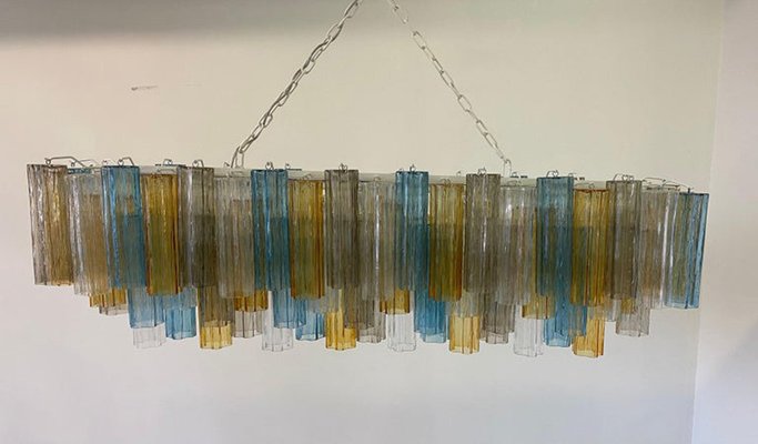 Art Deco Chandelier in Murano Glass, 2000s-FF-1386155