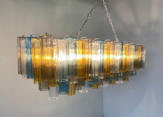 Art Deco Chandelier in Murano Glass, 2000s-FF-1386155