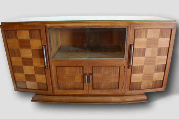 Art Deco Chequered Sideboard, 1930s-KMQ-629133