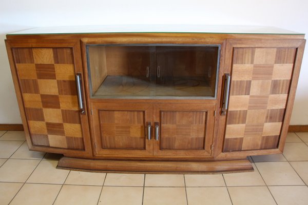 Art Deco Chequered Sideboard, 1930s-KMQ-629133