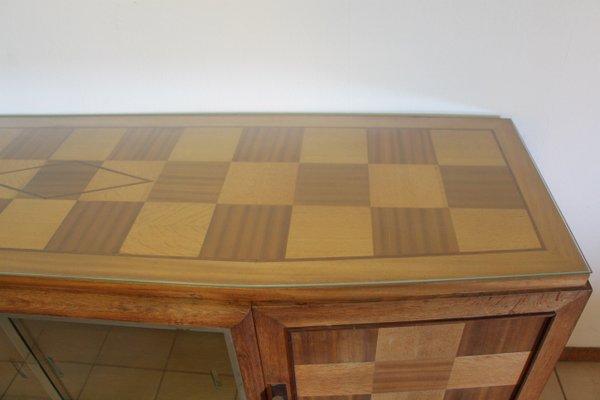 Art Deco Chequered Sideboard, 1930s-KMQ-629133