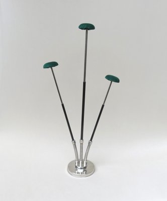 Art Deco Chrome 3-Fold Hat Stand-EY-975025