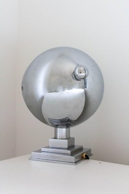 Art Deco Chrome Table Lamp, 1930s-RIU-711722