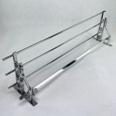 Art Deco Chrome Wall Rack-JUZ-1105543