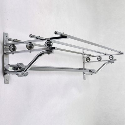 Art Deco Chrome Wall Rack-JUZ-1105543