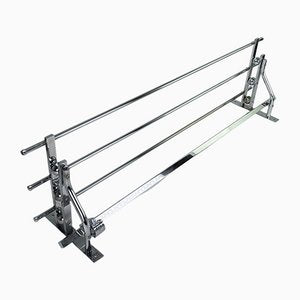 Art Deco Chrome Wall Rack-JUZ-1105543