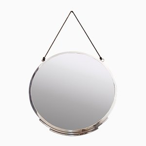 Art Deco Chromed Bronze Mirror, 1930s-AWH-746188