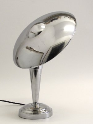 Art Deco Chromed Table Lamp, France, 1930s-SY-2033718