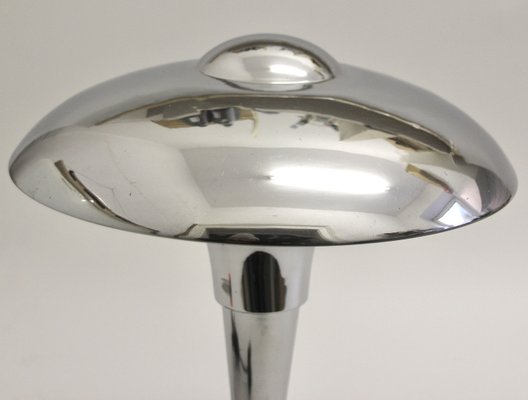 Art Deco Chromed Table Lamp, France, 1930s-SY-2033718