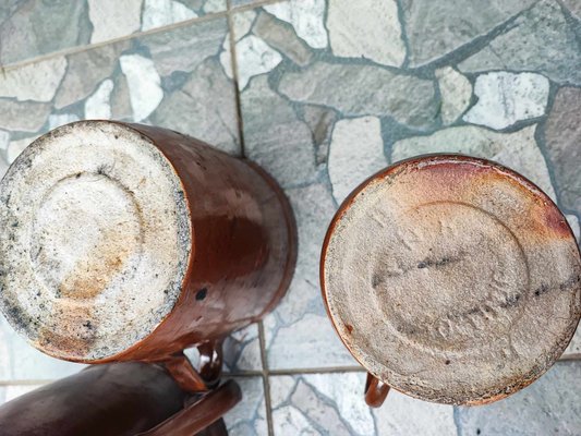 Art Deco Clay Pots, Bochnia, 1920s, Set of 4-CAQ-2016532