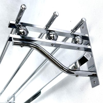 Art Deco Coat Rack in Chrome, 1930s-JUZ-1791205