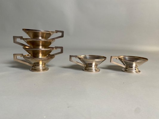 Art Deco Coffe Cups by Gio Ponti, 1930s, Set of 6-KKZ-1814273