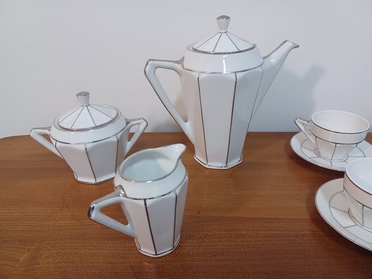 Art Deco Coffee Service, 1930s, Set of 9-ZQS-1777949