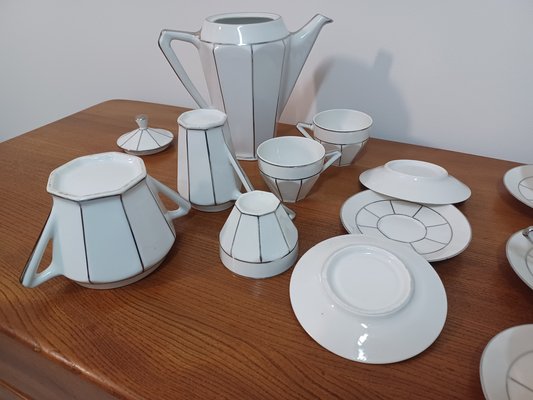 Art Deco Coffee Service, 1930s, Set of 9-ZQS-1777949