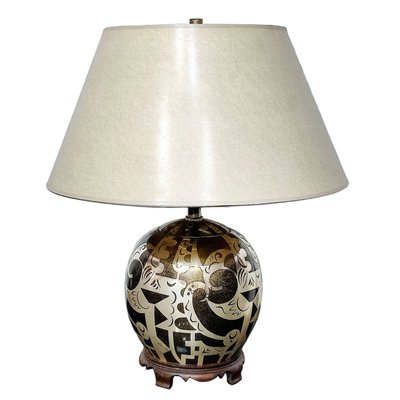 Art Deco Congo Table Lamp by Paul Haustein for WMF, 1930s-YGE-1425171