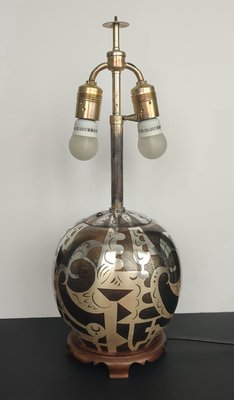 Art Deco Congo Table Lamp by Paul Haustein for WMF, 1930s-YGE-1425171