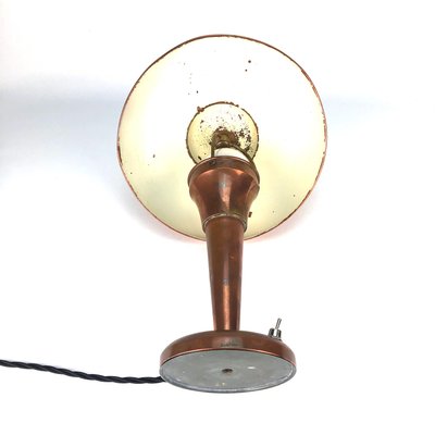 Art Deco Copper Mushroom Table Lamp-FFL-1361881