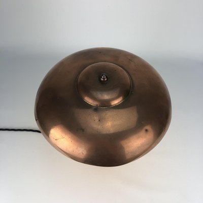 Art Deco Copper Mushroom Table Lamp-FFL-1361881