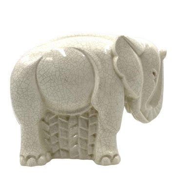 Art Deco Cracked Elephant by Charles Lemanceau for Saint Clément, France, 1930s-TXN-1276683