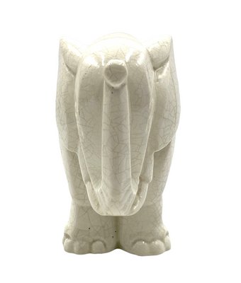 Art Deco Cracked Elephant by Charles Lemanceau for Saint Clément, France, 1930s-TXN-1276683