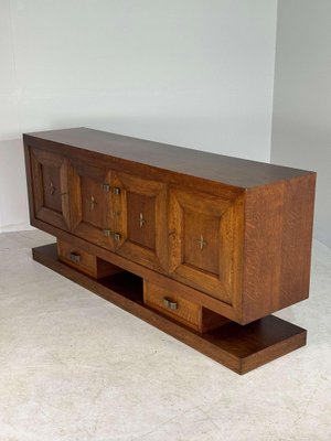 Art Deco Credenza in Oak, 1930s-GNW-1807505