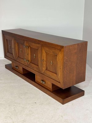 Art Deco Credenza in Oak, 1930s-GNW-1807505