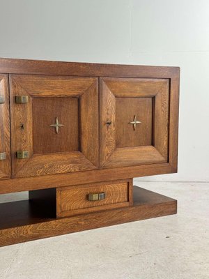 Art Deco Credenza in Oak, 1930s-GNW-1807505