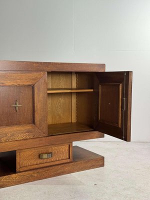 Art Deco Credenza in Oak, 1930s-GNW-1807505