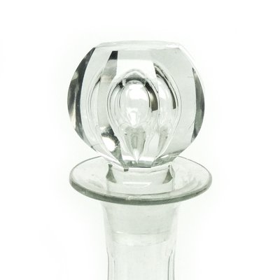 Art Deco Crystal Carafe, Czechoslovakia, 1930s-BKO-1453990