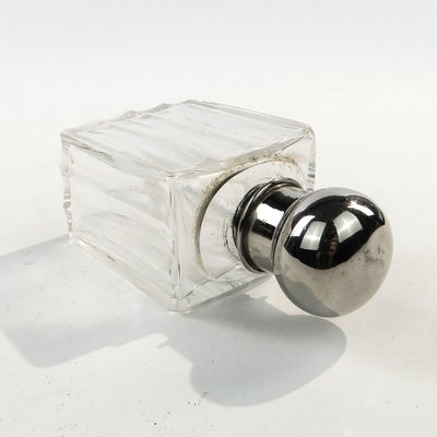 Art Deco Crystal Flask, France, 1930s-BKO-1801197