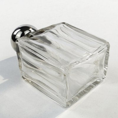 Art Deco Crystal Flask, France, 1930s-BKO-1801197