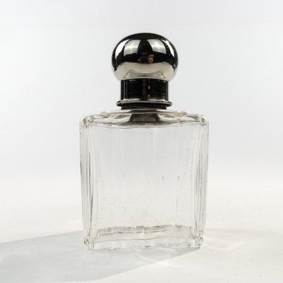 Art Deco Crystal Flask, France, 1930s-BKO-1801197