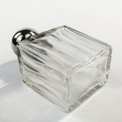 Art Deco Crystal Flask, France, 1930s-BKO-1801197