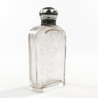 Art Deco Crystal Flask, France, 1930s-BKO-1801193