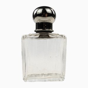 Art Deco Crystal Flask, France, 1930s-BKO-1801197