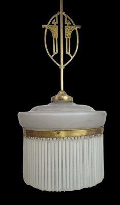 Art Deco Crystal Lamp, 1890s-ZVO-1436211