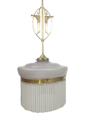 Art Deco Crystal Lamp, 1890s-ZVO-1436211