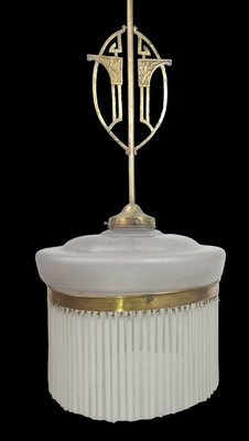 Art Deco Crystal Lamp, 1890s-ZVO-1436211