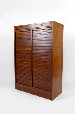 Art Deco Curtained Filing Cabinet, 1950s-XNH-1804644