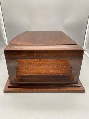 Art Deco Cutlery Box in Mahogany-CZ-1793121