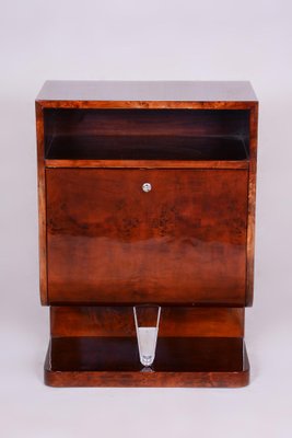 Art Deco Czech Walnut Cabinet-Bar-WHY-1083348