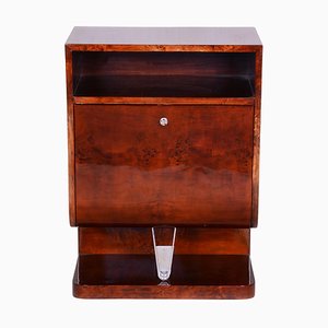 Art Deco Czech Walnut Cabinet-Bar-WHY-1083348