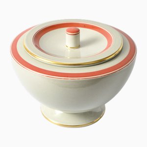 Art-Deco Danish Earthenware Box from Aluminia Royal Copenhagen, 1940s-IXK-2034033