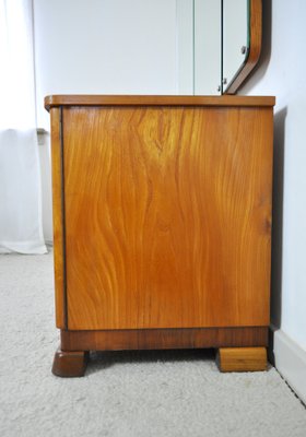 Art Deco Danish Vanity Desk with Tri-Folding Mirror, 1930s-HPQ-1176790