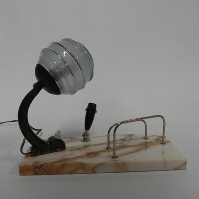 Art Deco Desk Lamp with Pen and Letter Holder-TL-1345989